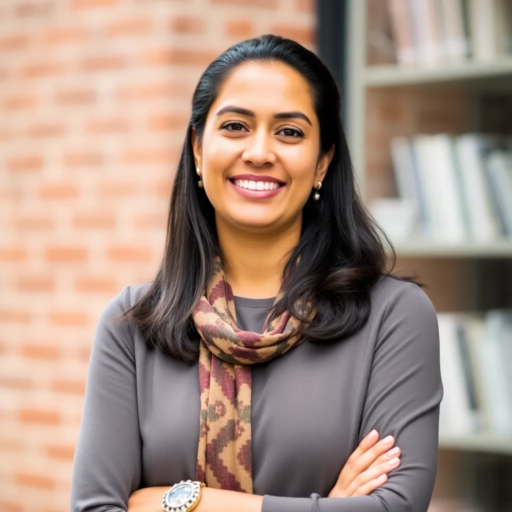 Portret van Aisha Patel, oprichter van een startup in Utrecht